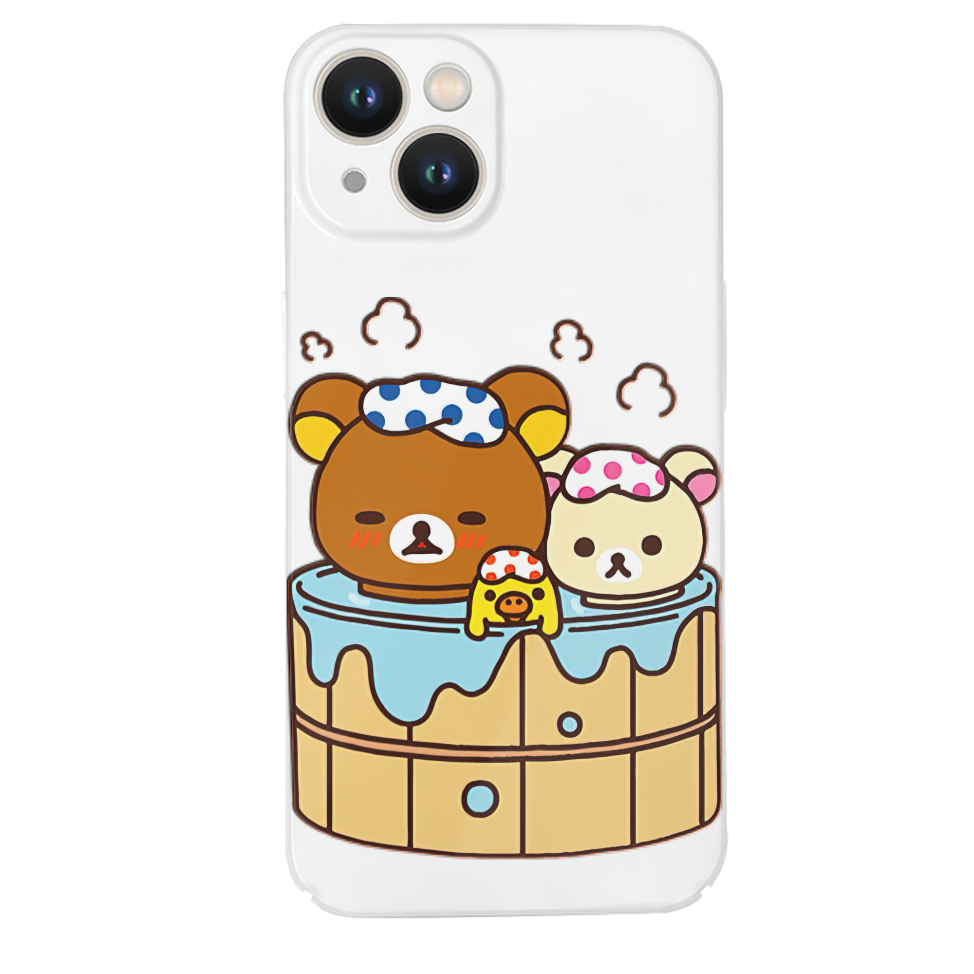 （画像用） リラックマ リラックマ キイロイトリ Rilakkuma Korilakkuma Kiiroitori 【iPhone 14シリーズ対応】ハードケース